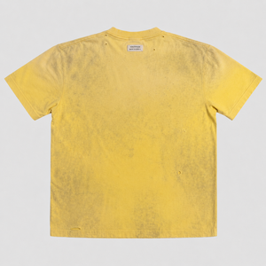 Camiseta de Algodón con Efecto Desgastado OEM, Camiseta Gráfica Oversize, Estilo Urbano, Logotipo Personalizado, Camiseta para Hombre - Product Image 2