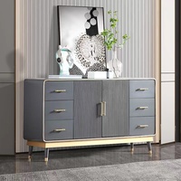 Armoire à dîner en bois massif de luxe américain, armoire de salon moderne, casiers de rangement de chambre à coucher