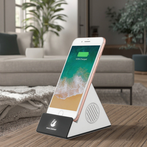 Mini Xách Tay Sạc Không Dây Cho <span class=keywords><strong>Bluetooth</strong></span> Loa 3W Hoạt Động Nhựa Loa RGB Hình Dạng Tam Giác Đứng Cho Nhà Theatre Bột - Product Image 5