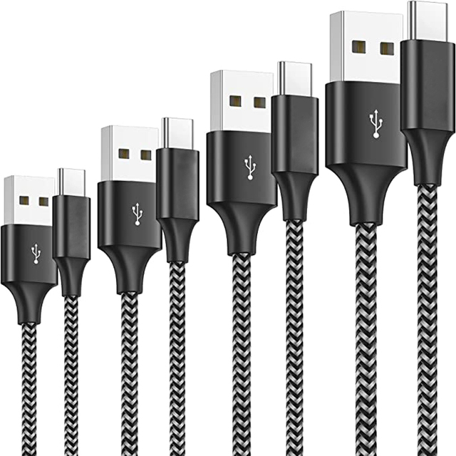 Customize 1m 2m Cell Phone Cables Nylon Braided Fast Charging Original Mobile Phone Charging Type C Usb Cable