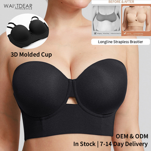 <span class=keywords><strong>Reggiseno</strong></span> <span class=keywords><strong>Push</strong></span>-<span class=keywords><strong>Up</strong></span> <span class=keywords><strong>Senza</strong></span> Spalline Traspirante a Copertura Totale Plus Size da Donna Waistdear, Ideale per Nascondere il Grasso della Schiena - Vendita all'Ingrosso - Product Image 1