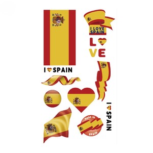 Set de Regalo de Fútbol Americano con la <span class=keywords><strong>Bandera</strong></span> de <span class=keywords><strong>España</strong></span> 2026, Directo de Fábrica: Camiseta, Gorra, Bufanda, Pulsera, Gafas y Pintura Facial - Product Image 6