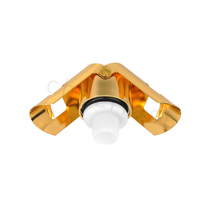 Fermoirs de bouteille de <span class=keywords><strong>vin</strong></span> scintillants en acier inoxydable, fermeture en métal, pour Champagne, personnalisé, vente en gros, usine - Product Image 1