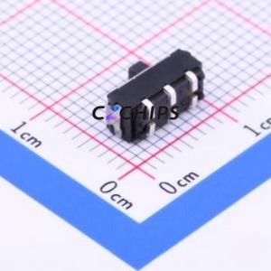 JS202011JCQN Slide Switch SMD Switch Double Pole Double Throw Rectangle Pin Header J-Lead 5.5mm - Product Image 2