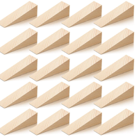 Cales en bois antidérapantes pour la fabrication de chaises, outil triangulaire pour le tressage de chaises et comme butée de porte