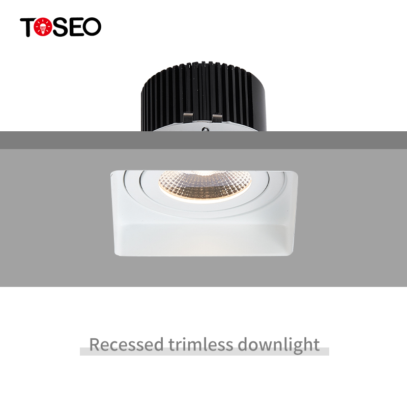 125Mm Recessed Trimless Anti Glare Downlights 6000k Spot Led Light