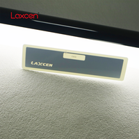 Laxcen |   Contrôle d'accès au parking, étiquette RFID UHF, étiquette RFID pour pare-brise, 860-960 MHz, autocollante, certifiée FCC RoHS