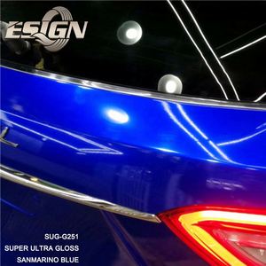 Film Vinyle Super Ultra Brillant Sanmarino Bleu Peau de Serpent pour Corps Complet Véhicule Exotique Personnalisation Styling Auto-Guérison - Product Image 4