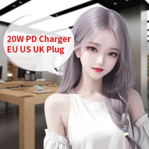 Wholesale Original Quality Fast Charger PD 20w Type c Charger Adapter USA UK EU Plug Charger for iPhone 13 14 15promax