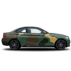 WRAPMASTER 1,52*20 metros pegamento de baja adherencia camuflaje de alta calidad envoltura de vinilo para vehículos colores envoltura para coche