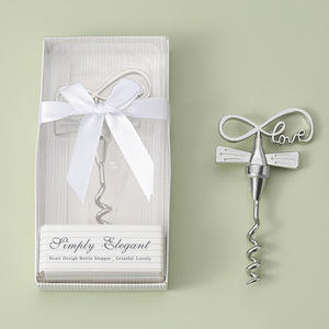 Bouchon de bouteille en forme d'étoile, élégant et simple, en alliage de zinc, tire-bouchon, cadeau de fête - Product Image 3