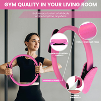 Kit de Fitness Maison DIY 13 Pièces pour Débutants avec Bandes de Résistance, Anneau de Yoga Pilates et Accessoires Essentiels