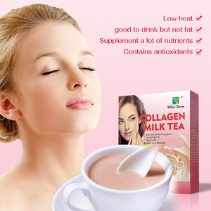 OEM Instant Skin Glow Beauty Blanqueamiento Suplementos de té Colágeno Proteína de leche en polvo Té adelgazante para blanquear la piel - Product Image 4
