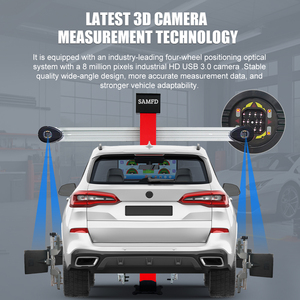 Equipo de Alineación de Ruedas con Simulación Dinámica 3D SAMFD <span class=keywords><strong>CCD</strong></span>, Alineador 3D con Certificación CE, Máquina de Alineación de 4 Ruedas - Product Image 3