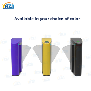 מחסום כנפיים הזזה אוטומטי רחב 900 מ\"מ, זרימה יעילה בנתיב אחד, גישה מהירה תוך 0.2 שניות, מערכת בטיחות לתחנת תחבורה ואצטדיון ספורט - Product Image 4