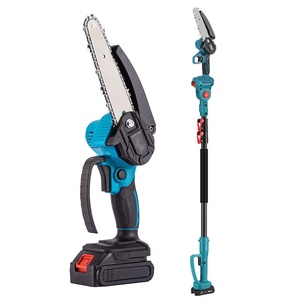 Ensemble de scie à perche sans fil et de sécateur, scie à chaîne électrique 21V avec tige d'extension de 30 cm, outils de jardin pour l'élagage des arbres - Product Image 1