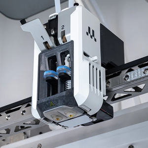 Imprimante 3D <span class=keywords><strong>UltiMaker</strong></span> Factor 4, lit chauffant PEI de qualité industrielle, double extrusion, entièrement fermée, la FDM la plus rapide pour plusieurs matériaux - Product Image 3