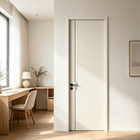 Porte en bois MDF anti-rayures, insonorisée et écologique, de qualité supérieure, pour hôtels, salons et hôpitaux