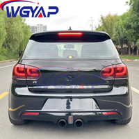 Kit Carrosserie Complet WGYAP Modifié ABS Pare-chocs Avant Arrière Calandre Diffuseur Jupes Latérales Golf 6 MK6 R20 pour Volkswagen Golf 6 MK6