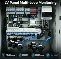 Medidor de Energía Trifásico de Doble Circuito Acrel ADW200-D16-2S, Comunicación Modbus-rtu, Certificado CE para Sitios Industriales