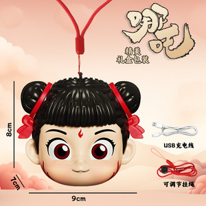 Ventilador de cuello estilo Nezha, Mini ventilador portátil recargable con batería, ventilador de refrigeración portátil para niños, estudiantes, uso al aire libre - Product Image 4