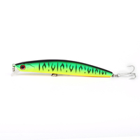 Umpan Ikan Minnow Cetak 120mm/140mm, Umpan Pancing Plastik Keras ABS, Kail Pancing untuk Ikan Air Asin dan Air Tawar
