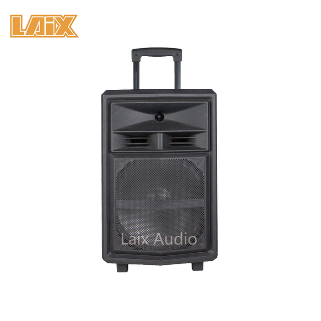 Portable DJ Speaker with Trolley and Wheels Long-Time Play Pa System Recording Equipment Big Battery for Studio Use