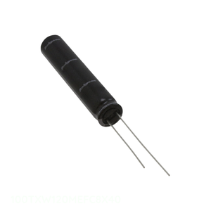 ตัวเก็บประจุแบบมีรู120 uF 20% 120 uF 100V แบบ100TXW120MEFC8X40ผ่านรูรัศมี - Product Image 1