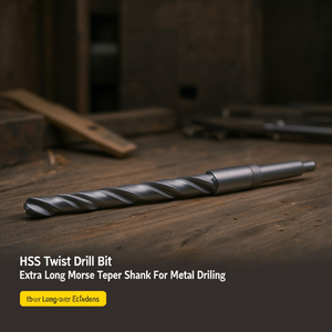 Hss Twist <b>Drill</b> <b>Bit</b> Extra <b>Long</b> Morse Taper Shank For Metal Drilling - Product Image 3
