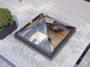 Claraboya de Aluminio para Techo Plano, Motorizada, Impermeable, con Ventilación, <span class=keywords><strong>Aislamiento</strong></span> Térmico y Acústico - Product Image 5