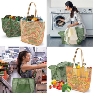 Bolso de mano de <span class=keywords><strong>Playa</strong></span> Grande ultraligero personalizado, bolso de mano informal con correa de hombro plegable, patrón de letras, Bolso De <span class=keywords><strong>Playa</strong></span> para mujer - Product Image 6