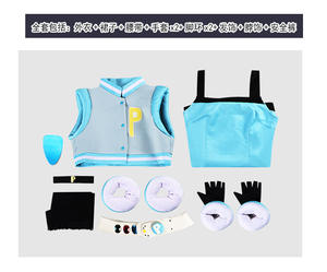 파워퍼프 코스프레 소녀 의상 드레스 세트 블라썸 버터컵 버블스 의상 드레스 벨트 세트 포함 할로윈 팬시 드레스 소녀용 - Product Image 6