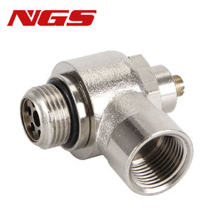 פנאומטי SLF כל מתכת פנימי כל נחושת ושנין חיצוניות שסתום מצערת מחבר מהיר SL חוט פנימי וחיצוני מהירות חד כיוונית - Product Image 3