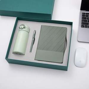 Nouveaux produits innovants : Ensemble de tasses isothermes sous vide avec fermeture magnétique, carnet de notes et stylo pour clients - Product Image 6