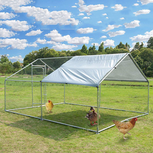 Jaula para exteriores de 4*3*2M, tubo galvanizado, jaula para aves de corral, gallinero, jaula sombreada, casa para correr - Product Image 3