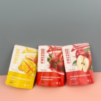 Échantillon gratuit de sac en plastique design personnalisé fini mat pochettes debout pour fruits secs avec logo personnalisé 100 pièces quantité minimale de commande