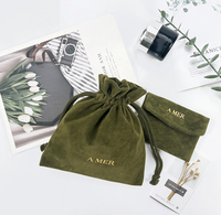 SHUNFA Pochette en Velours de Luxe, Vente en Gros, pour Bracelet, Sac Anti-Poussière à Cordon Coulissant, avec Logo Personnalisé, Emballage de Haute Qualité pour Bijoux, Cadeaux et Cosmétiques
