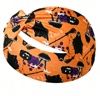 Bandeau pour cheveux prêt pour le cosplay, nouvelle promotion, thème Halloween, bandeau torsadé imprimé, accessoires pour cheveux pour fête costumée