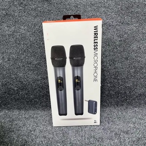 MICRÓFONO INALÁMBRICO, Micrófono Inalámbrico Dual/Micrófono UHF de Doble Canal, Inalámbrico Uno a Dos - Product Image 1