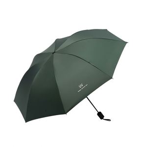 Custom Promotional Sunscreen Anti Three-fold Rain Sun Dual Semi <b>Automatic</b> Control Folding Bike Car UV <b>Umbrella</b> with Logo - Product Image 2