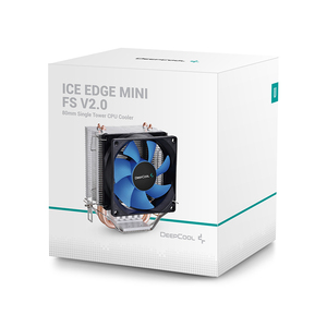 Vente flash - Radiateur de refroidissement à air DeepCool ICE Ridge Mini pour processeur Intel AMD, refroidisseur de 8 cm, double caloduc de 6 mm, grands dissipateurs thermiques, silencieux - Product Image 5