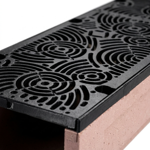 Canal de drainage linéaire en béton polymère préfabriqué en forme de U à bas <span class=keywords><strong>prix</strong></span> avec grille DI classe F900 - Product Image 3