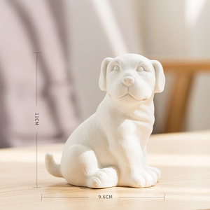Guci Kremasi Abu Hewan Peliharaan, Peti Kenangan Anjing, Keramik, Kenang-kenangan Pemakaman Modern, Bentuk Persegi Panjang, Ramah Lingkungan, Kapasitas Besar, Hewan Kecil - Product Image 5
