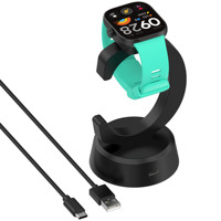 BEEFLYPOWER Chargeur universel, station d'accueil, câble USB, support de charge en forme de C pour Redmi Watch 6 Active/6 Lite et Xiaomi Band 11 Active