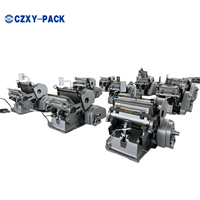 Nouvelle machine manuelle de pliage et de découpe de papier cartonné 5KW 18-25 PCS/Min pour boîtes en carton