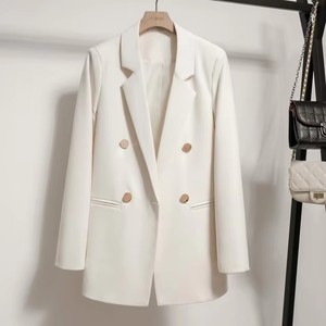 Nuovo cappotto da donna alla moda giacca in tinta unita manica lunga e sottile cappotto formale con bottone taglie forti per ufficio donna elegante <span class=keywords><strong>Blazer</strong></span> Top - Product Image 2