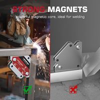 Aimants de soudage ARCCAPTAIN, 4 pièces, 25 LB, support magnétique de soudage, accessoires de soudage