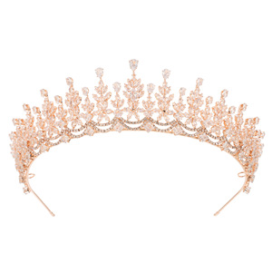Couronne de Quinceañera Baroque Argentée, Diadème de Reine des Neiges, Tiara pour Filles, Accessoire de Cheveux pour Fête d'Anniversaire 16 Ans, Costume et Fêtes - Product Image 4