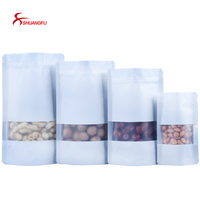 Sacs d'emballage rectangulaires en aluminium thermoscellable haute résistance avec fenêtre pour sushis, lait, aliments pour animaux de compagnie