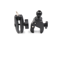 VIN MOUNTS Poignée de batterie pour appareil photo à double rotule en nylon thermolaqué noir pour accessoires de photographie, réflecteur et support de perche photo